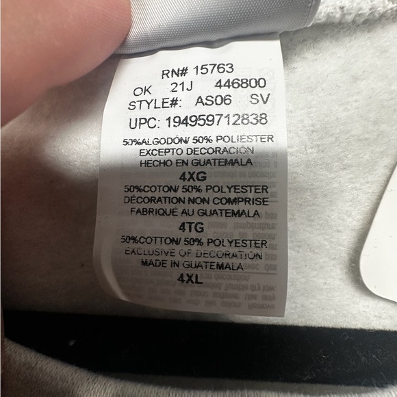 Champion Gray Crewneck Sweatshirt Relaxed Fit - Picture 4 of 6